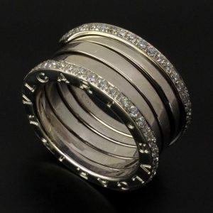 Alianza Oro 18k Con Diamante
