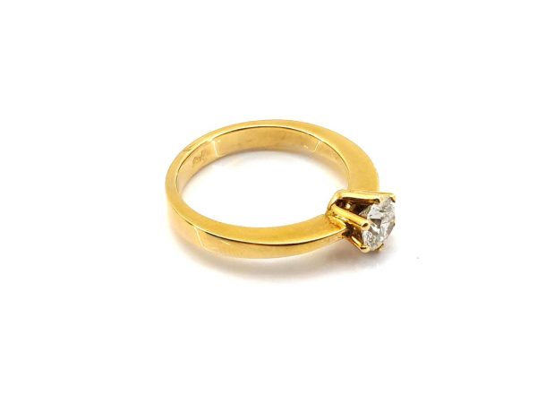 Sortija Oro 18k Con Diamante