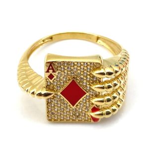 Sello Oro 18k Con Circonita