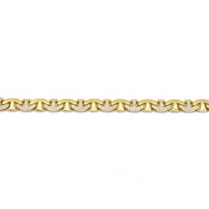 Pulsera Oro 18k Con Circonita