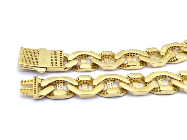 Pulsera Oro 18k Con Circonita - Imagen 4