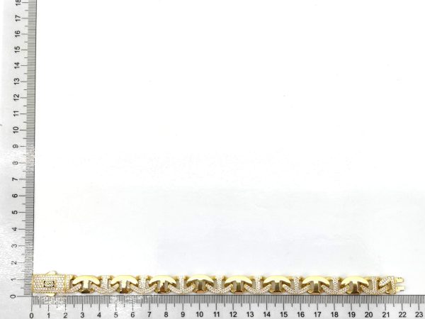 Pulsera Oro 18k Con Circonita - Imagen 5