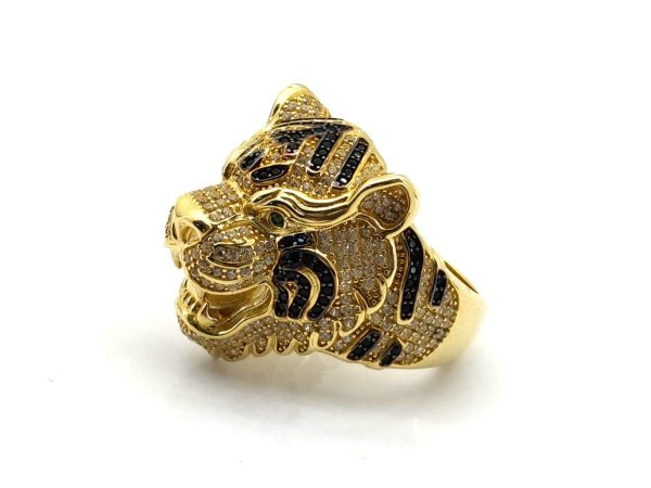 Sello Oro 18k Con Circonita - Imagen 4