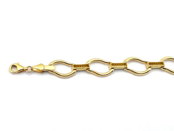 Pulsera Oro 18k Con Circonita - Imagen 4