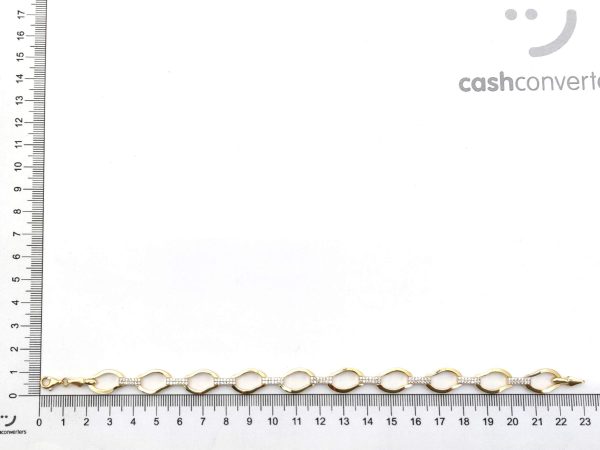 Pulsera Oro 18k Con Circonita - Imagen 5