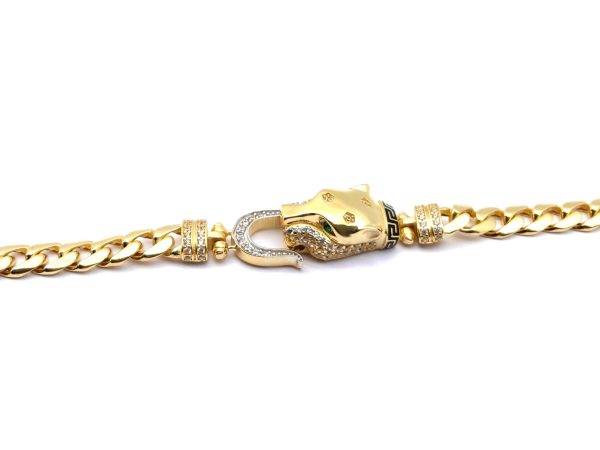 Pulsera Oro 18k Con Circonita
