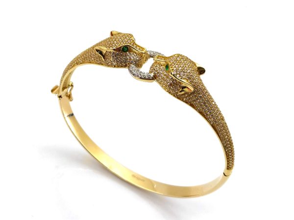 Pulsera Oro 18k Con Circonita - Imagen 3