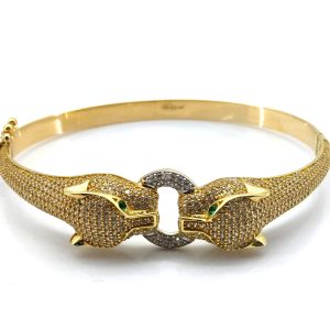 Pulsera Oro 18k Con Circonita