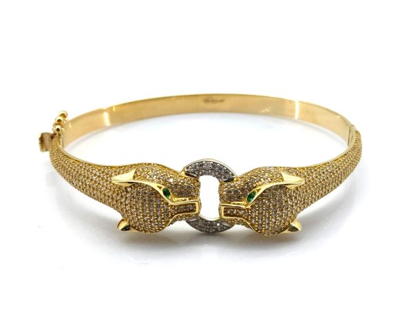 Pulsera Oro 18k Con Circonita