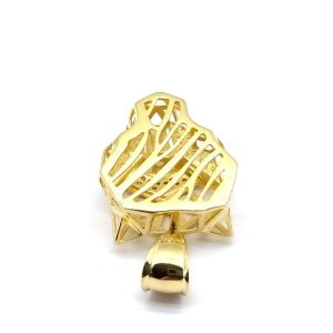 Colgante Oro 18k Con Circonita