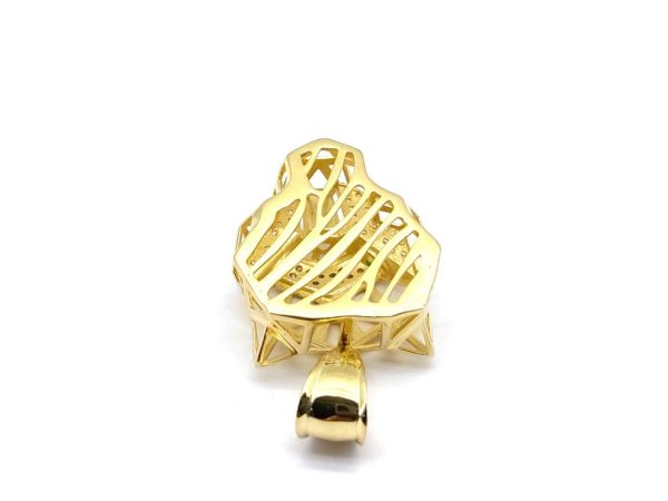 Colgante Oro 18k Con Circonita