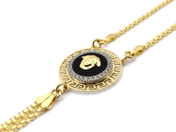 Manita Oro 18k Con Circonita - Imagen 2