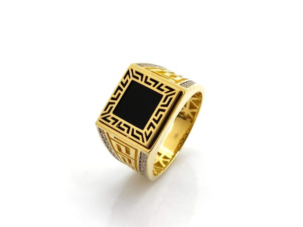Sello Oro 18k Con Circonita - Imagen 3