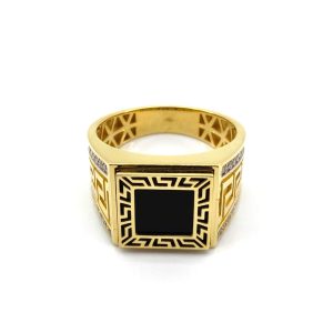 Sello Oro 18k Con Circonita