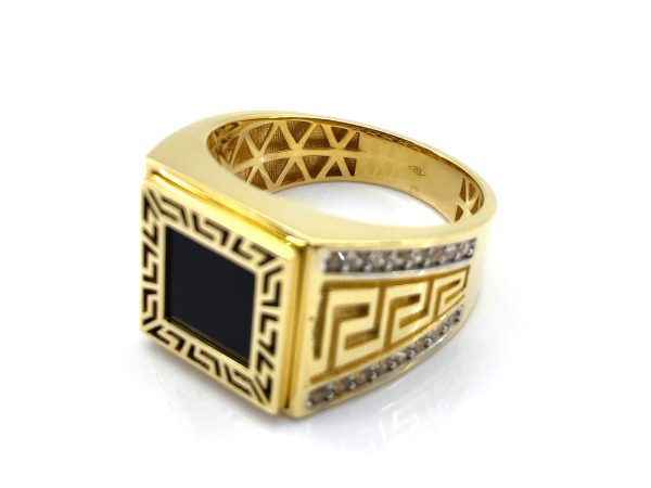 Sello Oro 18k Con Circonita - Imagen 4