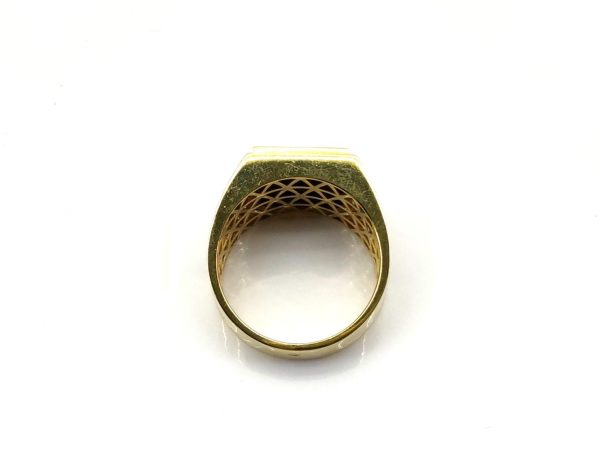 Sello Oro 18k Con Circonita - Imagen 2
