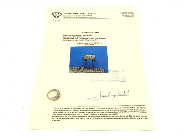 Sortija Oro 18k Con Diamante - Imagen 7