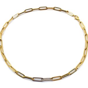 Cadena Oro 18k Con Circonita