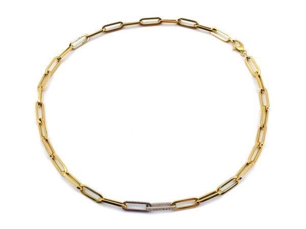 Cadena Oro 18k Con Circonita