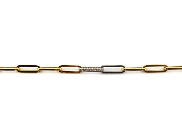 Cadena Oro 18k Con Circonita - Imagen 4