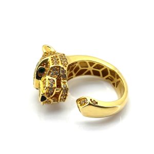 Anillo Oro 18k Con Circonita