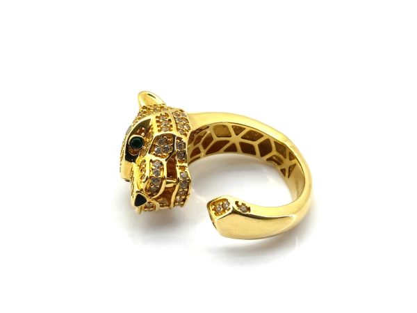 Anillo Oro 18k Con Circonita