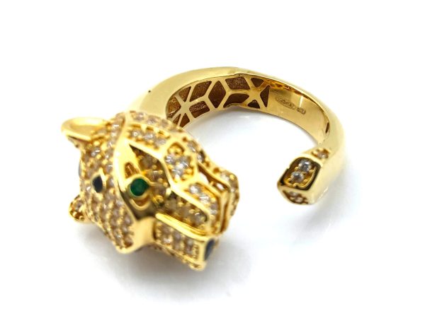 Anillo Oro 18k Con Circonita - Imagen 4