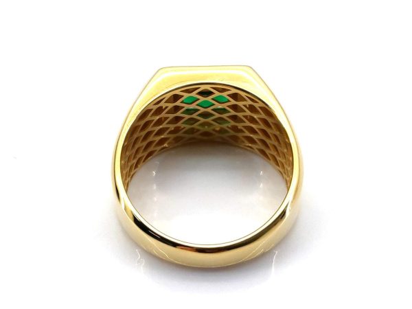 Sello Oro 18k Con Circonita - Imagen 2