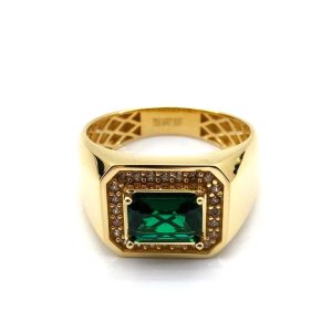 Sello Oro 18k Con Circonita