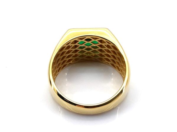 Sello Oro 18k Con Circonita - Imagen 2