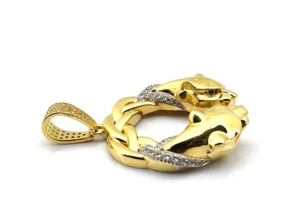Colgante Oro 18k Con Circonita
