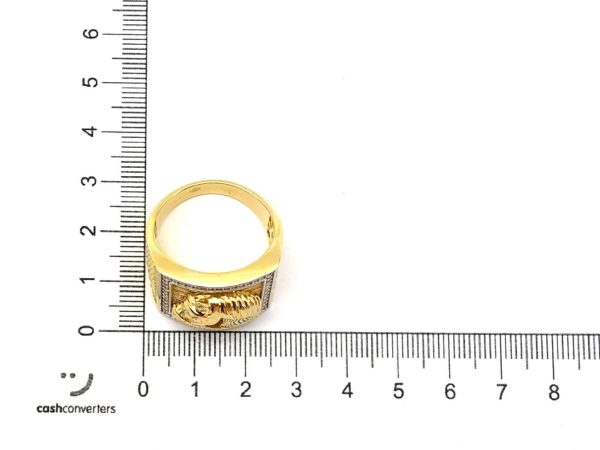 Sello Oro 18k Con Circonita - Imagen 5