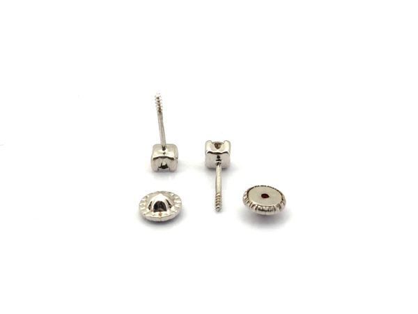 Pendientes Oro 18k Con Diamante - Imagen 4