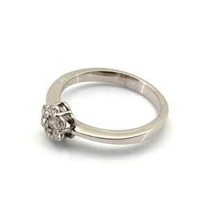Sortija Oro 18k Con Diamante