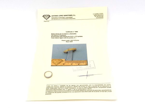 Sortija Oro 18k Con Diamante - Imagen 2