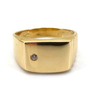 Sello Oro 18k Con Circonita