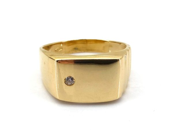 Sello Oro 18k Con Circonita