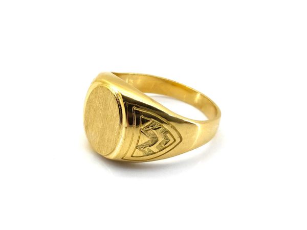 Sello Oro 18k Con Onix,Circonita - Imagen 4