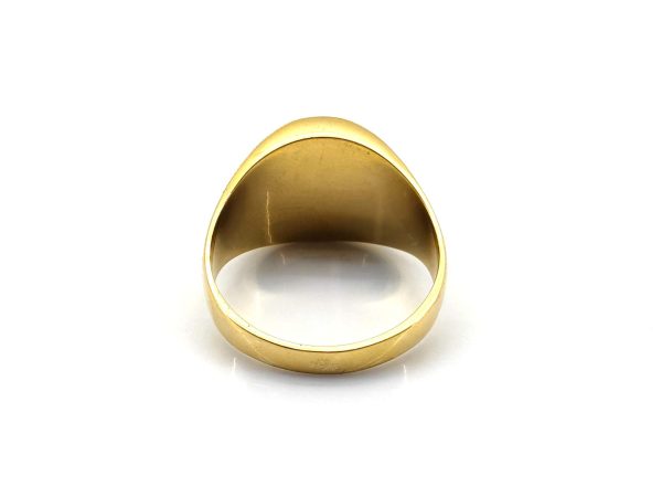 Sello Oro 18k Con Onix,Circonita - Imagen 2