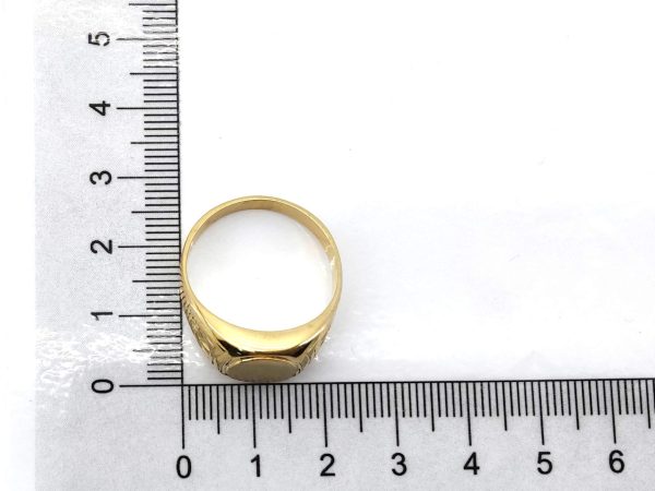 Sello Oro 18k Con Onix,Circonita - Imagen 5