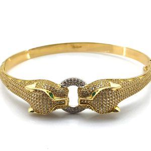 Pulsera Oro 18k Con Circonita