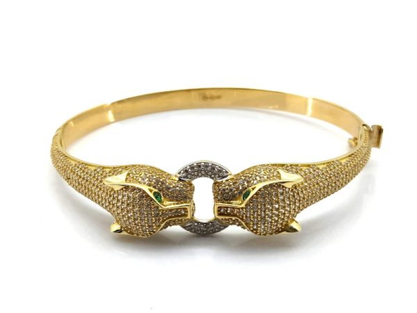 Pulsera Oro 18k Con Circonita