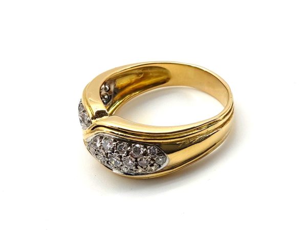 Anillo Oro 18k Con Diamante
