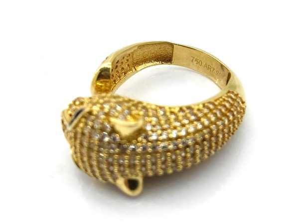 Anillo Oro 18k Con Circonita,Esmeralda - Imagen 4