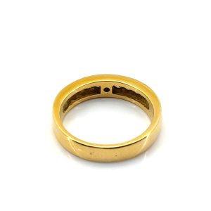 Anillo Oro 18k Con Diamante