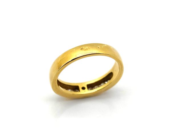 Anillo Oro 18k Con Diamante - Imagen 3