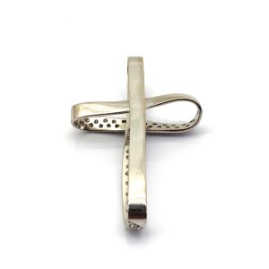 Crucifijo Oro 18k Con Diamante