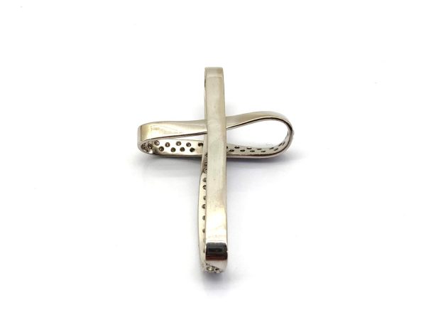Crucifijo Oro 18k Con Diamante