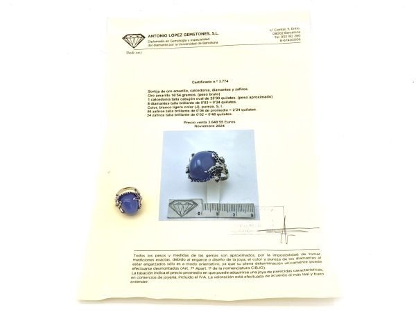 Sortija Oro 18k Con Diamante - Imagen 7