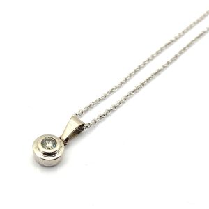 Cadena Oro 18k Con Diamante